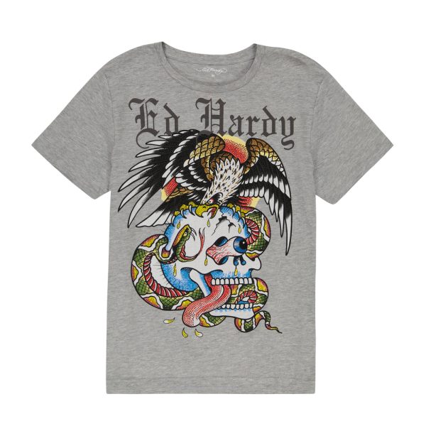 Rhinestone Battle Skull Tee
