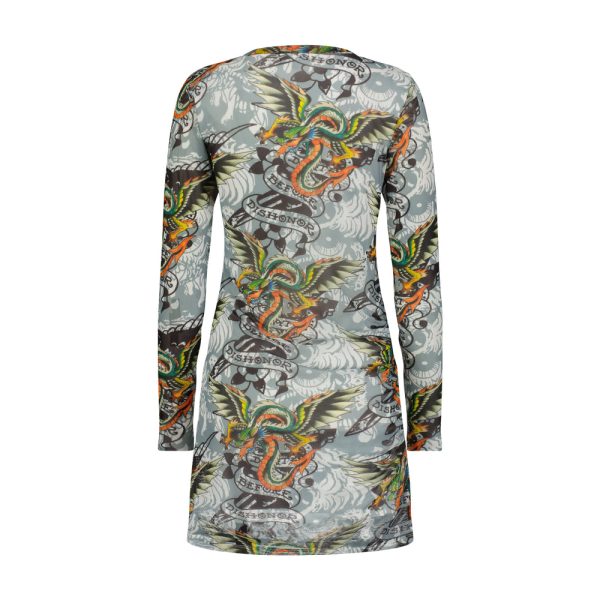 Dragon Wings Mesh Dress