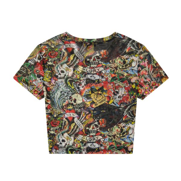 Mesh Flash Mix Baby Tee